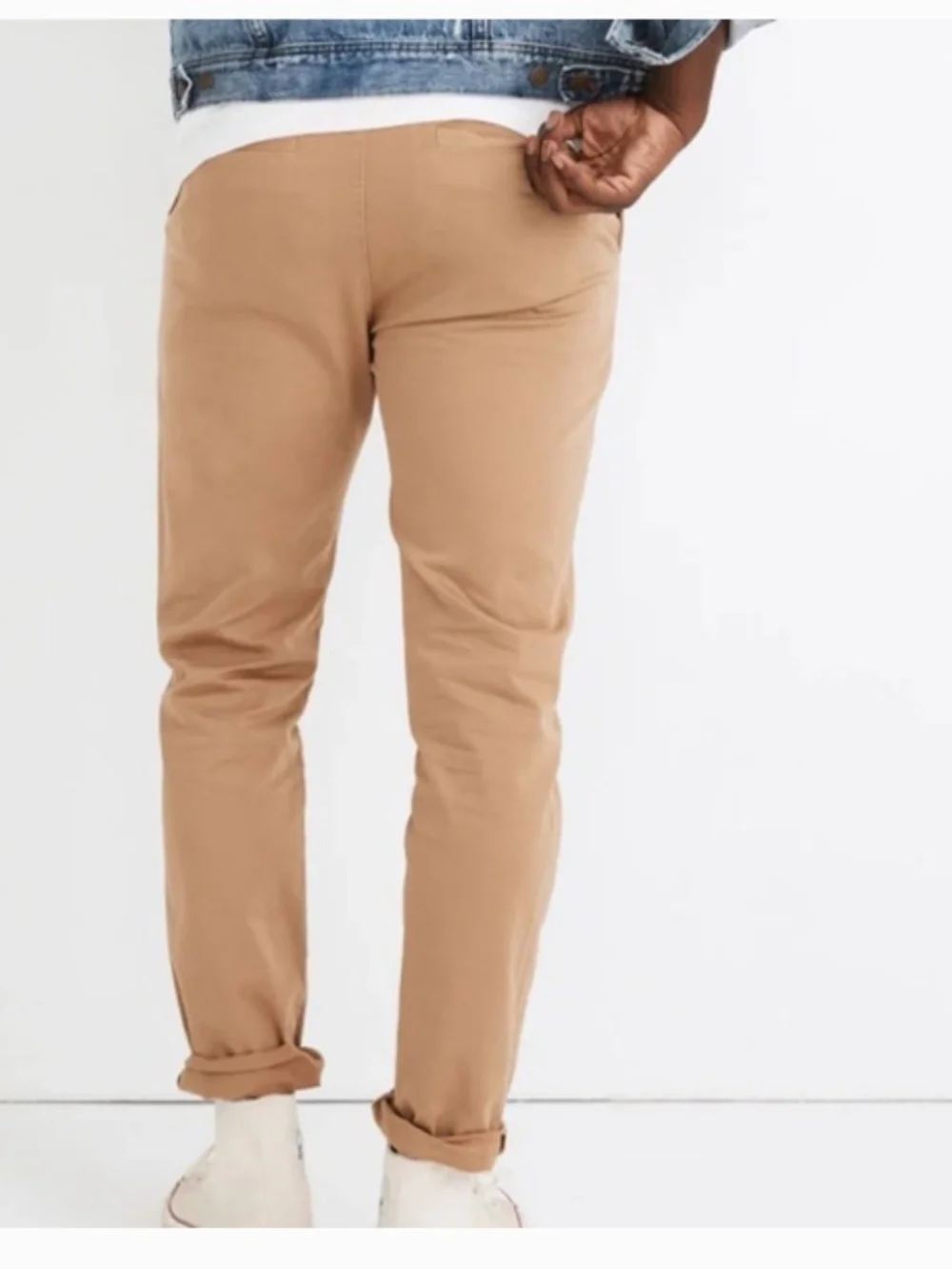 Madewell Penn Athletic Slim Soft & Stretchy Chino Pants Castle Brown Size 31x32
